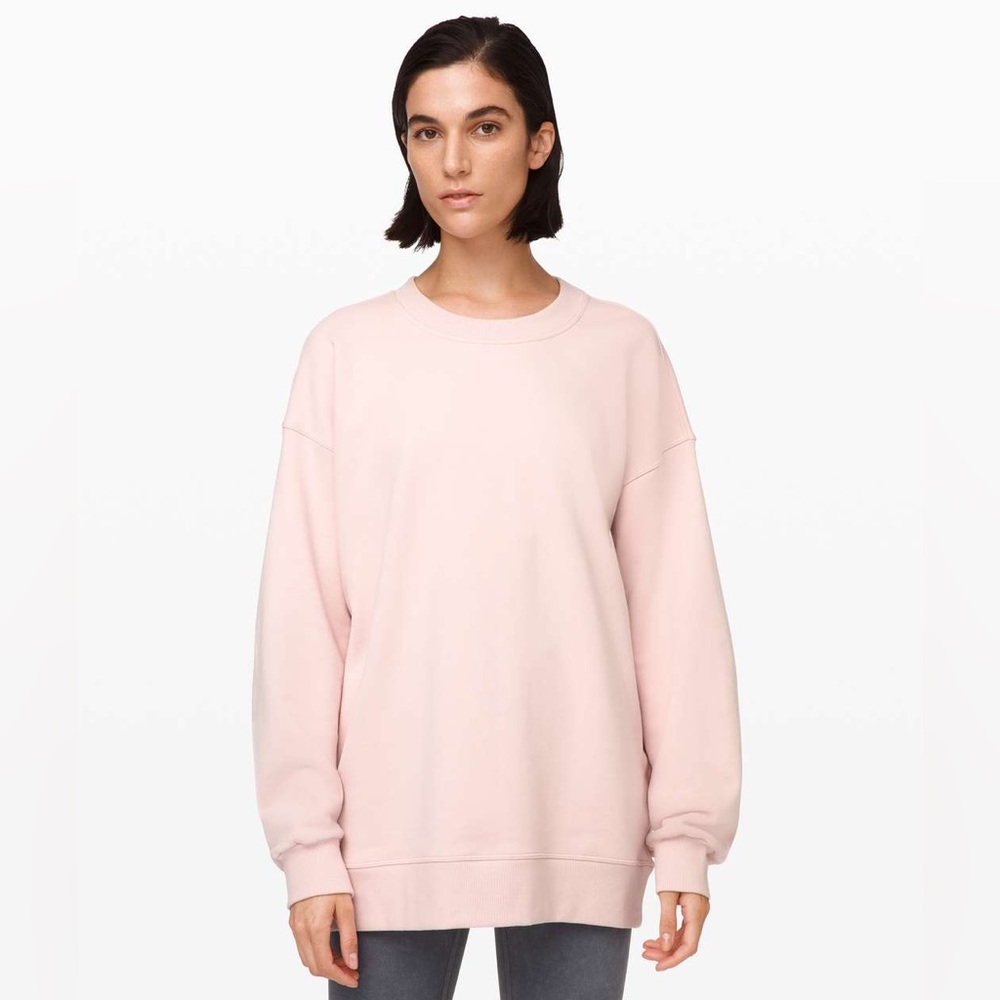 Lululemon Perfectly Oversized Crew Pink Bliss
